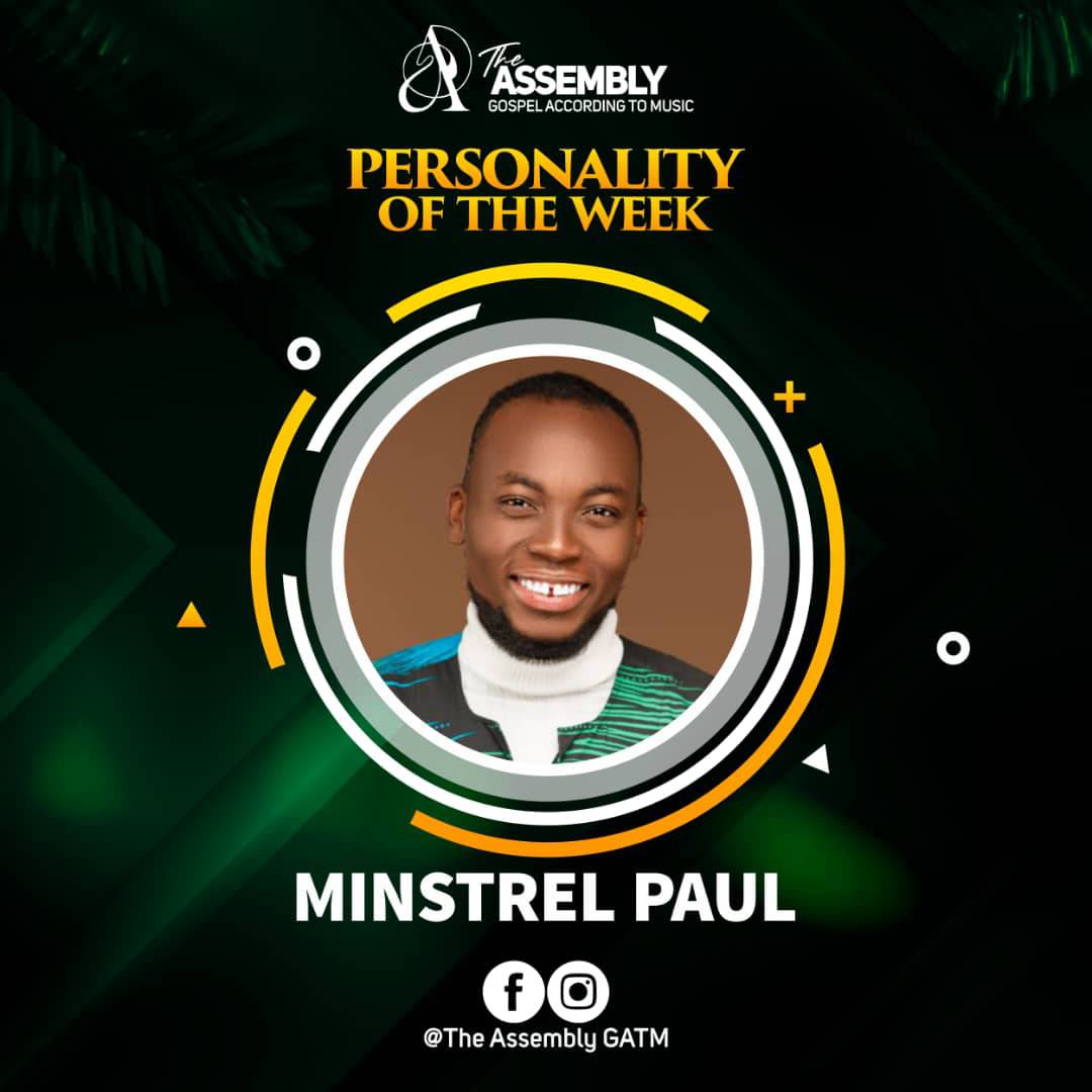 Minstrel Paul Wins Personality Award of the Week